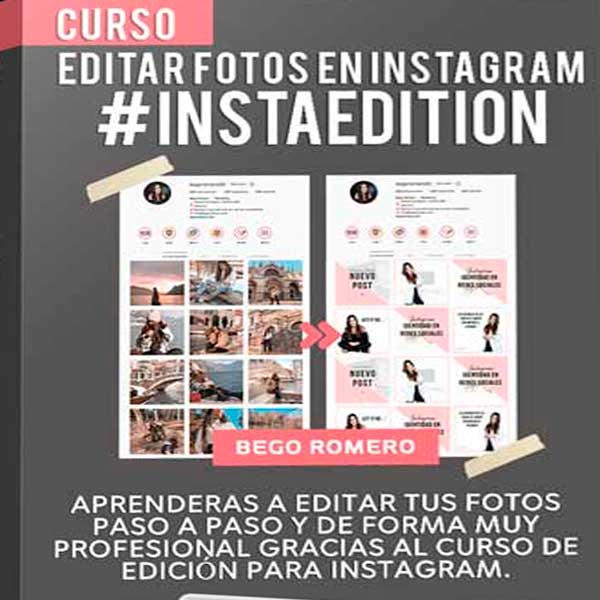 Curso Editar Fotos Instagram – Instaedition