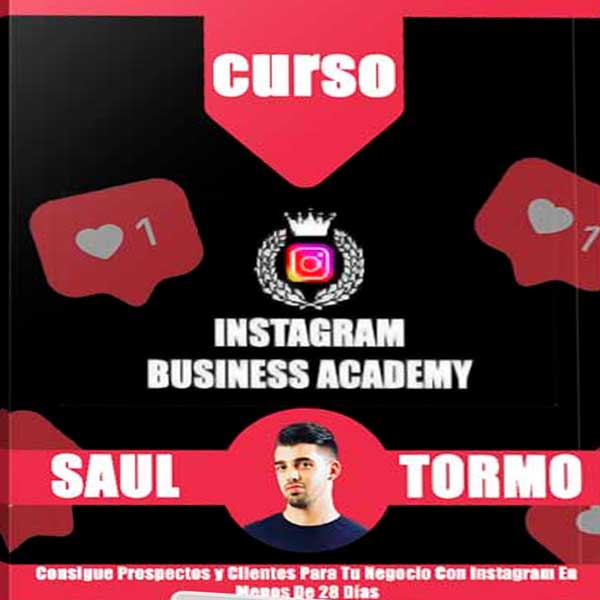 Curso Instagram Business Academy – Saul Tormo